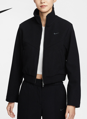 Nike/耐克正品Sportswear女26夏日常加绒立领短款外套HV5144-010