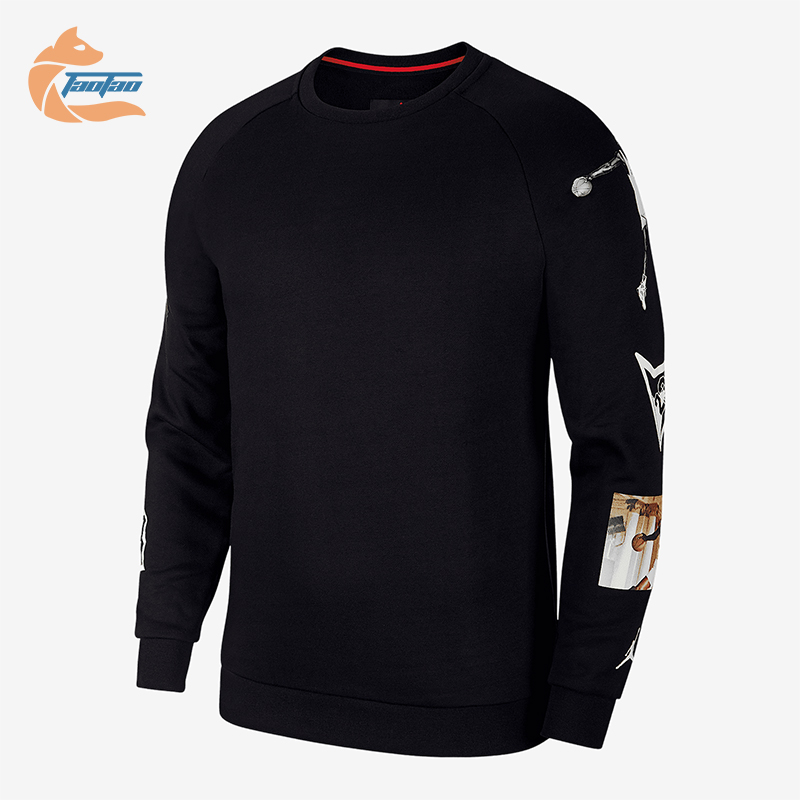 Nike/耐克正品JORDAN男士运动印花圆领针织卫衣CD5872-010
