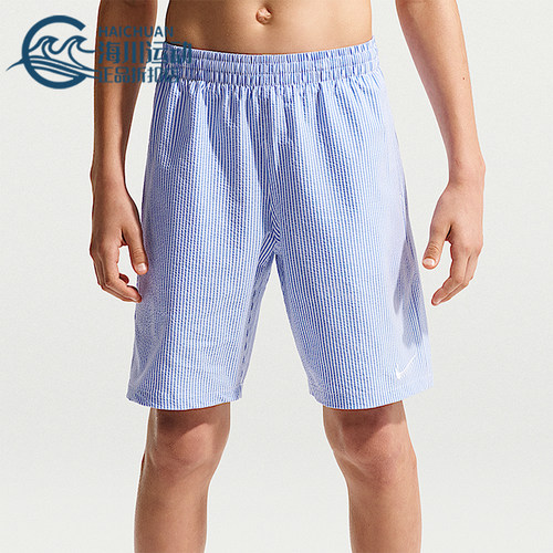 Nike/耐克正品Swim Breaker大童波纹纹理沙滩经典短裤IQ7793-452