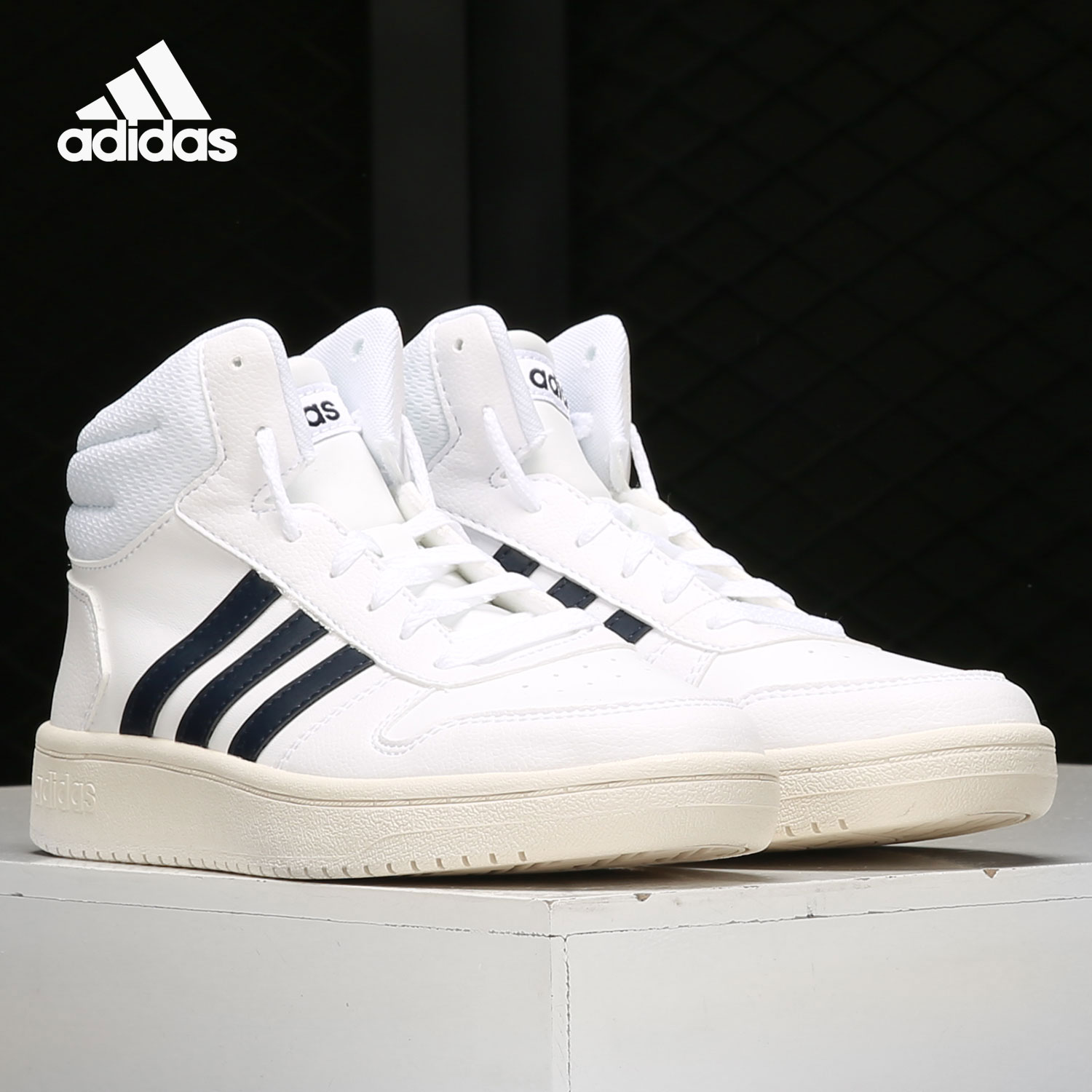 Adidas/阿迪达斯正品新款HOOPS MID 2.0 K 大童运动篮球鞋FY7700
