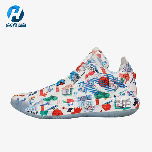 Adidas/阿迪达斯正品男士潮流舒适防滑经典耐磨低帮篮球鞋FX4484