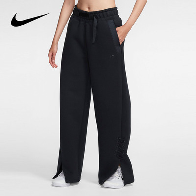 Nike/耐克正品当季新款女子运动休闲宽松阔腿针织训练长裤 BV5766