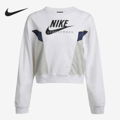耐克女子撞色运动套头衫