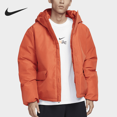 Nike/耐克正品24冬季新款男士保暖宽松连帽棉服FZ0725-846