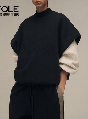 Adidas/阿迪达斯正品秋季新款女士运动宽松无袖卫衣IS5303