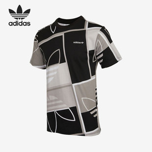LOGO AOP PLAY T男子运动短袖 H31314 Adidas T恤 阿迪达斯正品