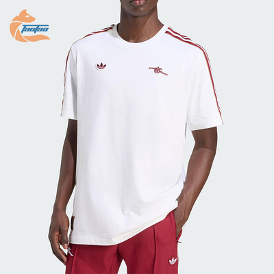 Adidas/阿迪达斯正品三叶草男士足球训练经典运动透气短袖JM9395