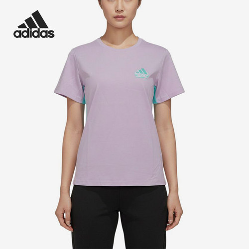 Adidas/阿迪达斯正品运动套头圆领短袖T恤新款短袖T恤KH0270