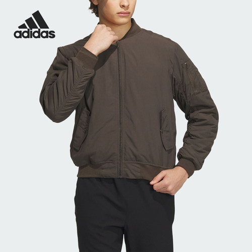 阿迪达斯男士飞行服夹克外套