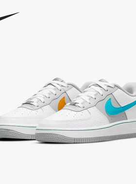 Nike/耐克正品Air Force 1 当季女子GS休闲运动鞋DJ9993-100