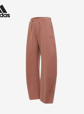 Adidas/阿迪达斯正品2026春季款女士松紧腰针织长裤JC5058