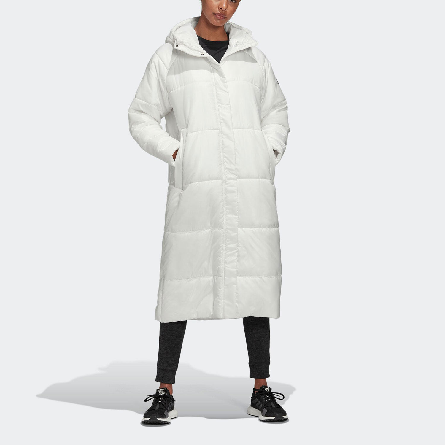 Adidas/阿迪达斯正品新款女子运动休闲连帽长款保暖棉衣 EK4814,运动服/休闲服装,运动棉衣,淘宝优惠券,粉丝福利购,淘宝优惠卷