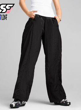 Puma/彪马正品春秋男女运动宽松简约休闲时尚经典长裤631331-01