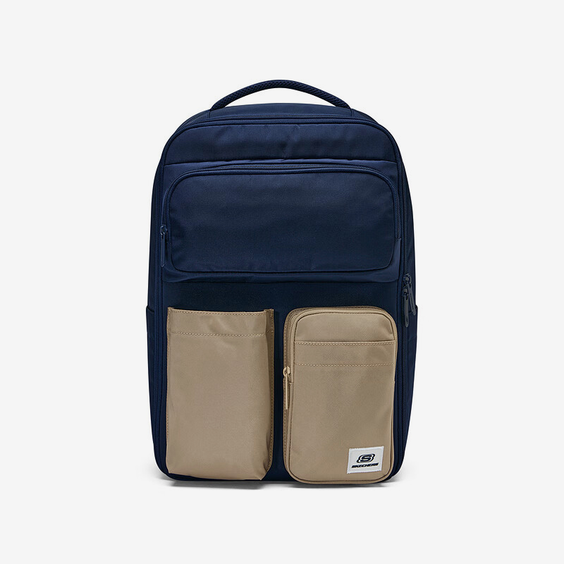 Skechers/斯凯奇正品春季男女个性拼接便携休闲运动双肩背包