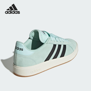 Adidas 新款 男女防滑耐磨系带低帮板鞋 JR7077 阿迪达斯正品
