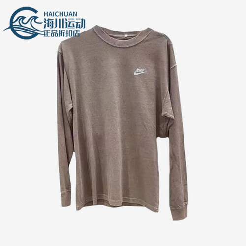 Nike/耐克正品春季款男士运动圆领透气宽松休闲长袖DX1002-040