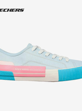 Skechers/斯凯奇正品春季新款女子清新配色拼接低帮休闲鞋 155389