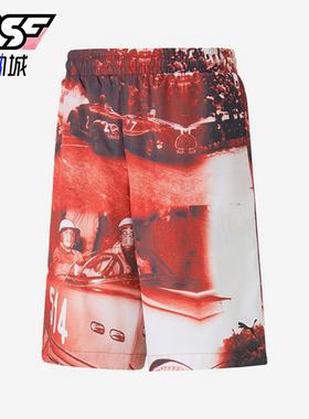 Puma/彪马正品法拉利联名男女款复古印花运动短裤538104-02