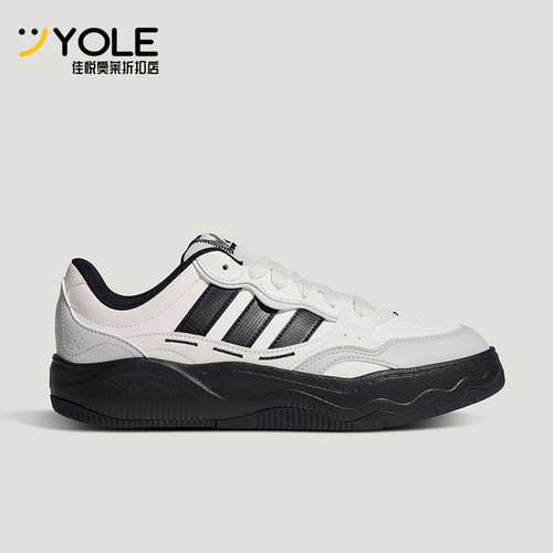 Adidas/阿迪达斯正品LITE SHUFFLE男女低帮经典系带板鞋KH9022