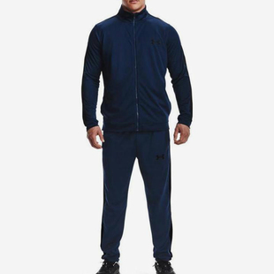 安德玛正品 1357139 Knit Suit男子针织舒适训练套装 408 Track