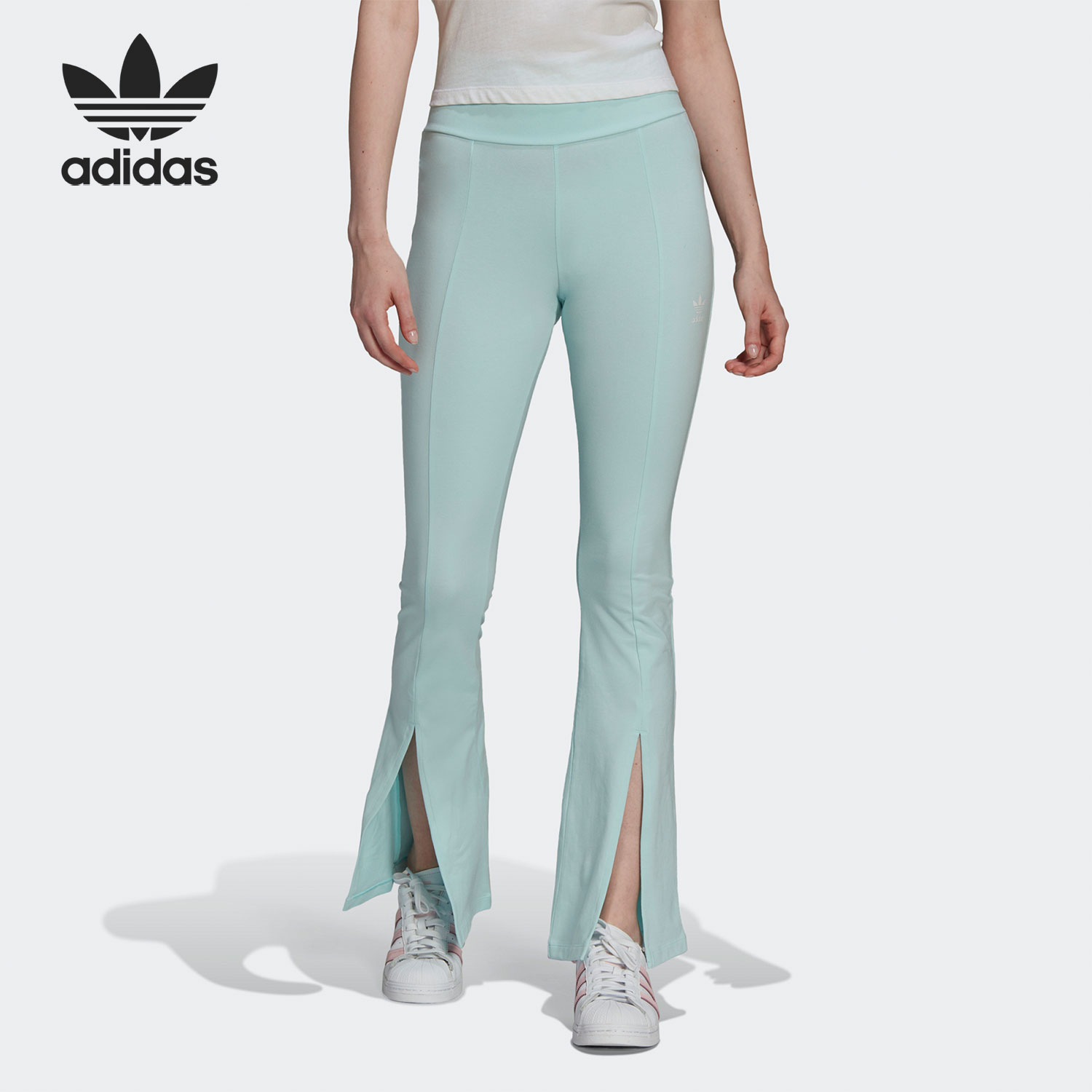 阿迪达斯女子高腰紧身裤