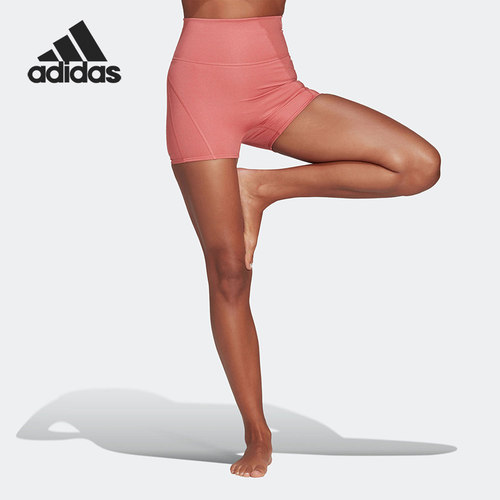 Adidas/阿迪达斯正品YO LUX FIRE SHO瑜伽女子紧身短裤HS8812
