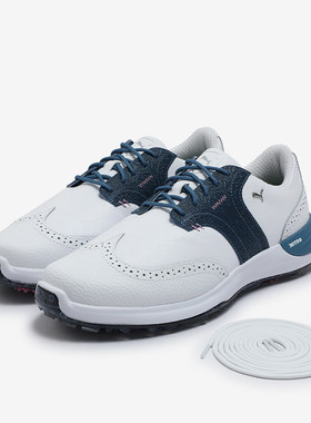 Puma/彪马正品新款男子缓震防滑低帮运动高尔夫球鞋312195-01