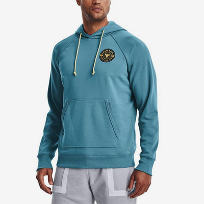 UA/安德玛正品Project Rock男子训练运动连帽套头卫衣1370453-416