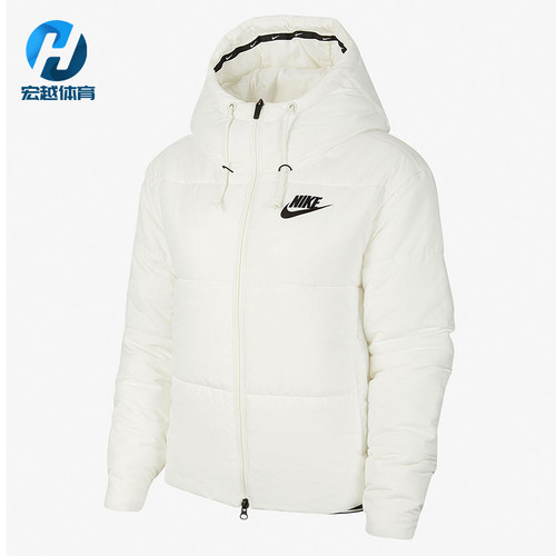 Nike/耐克正品2025秋季女士休闲简约运动连帽保暖棉服CV8668-133