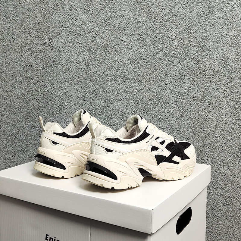 Skechers/斯凯奇正品透气女子撞色网面时尚休闲熊猫鞋运动鞋