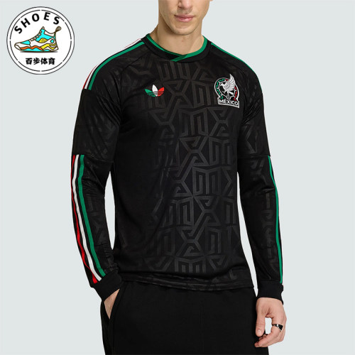 Adidas/阿迪达斯正品男墨西哥长袖球衣速干经典运动足球衣KA3988