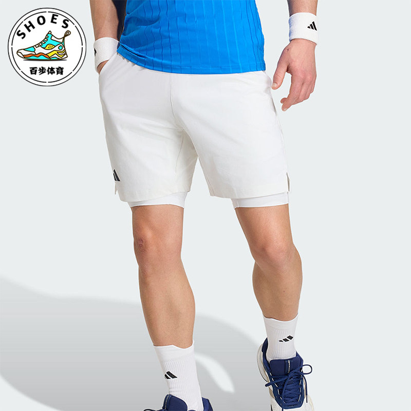 Adidas/阿迪达斯正品TENISHORTS休闲舒适轻便经典网球短裤KB3442