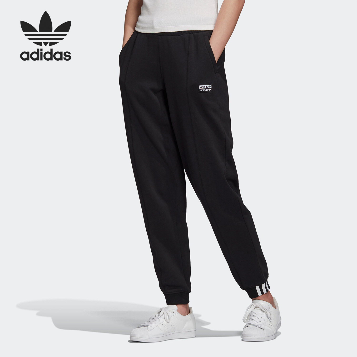 阿迪达斯正品女士长裤