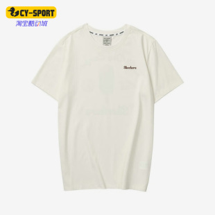 L223U043 Skechers 后背印花透气男女运动短袖 夏款 0074 斯凯奇正品