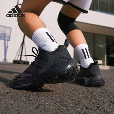 Adidas/阿迪达斯正品XENOBURST男士运动缓震训练篮球鞋KI5855