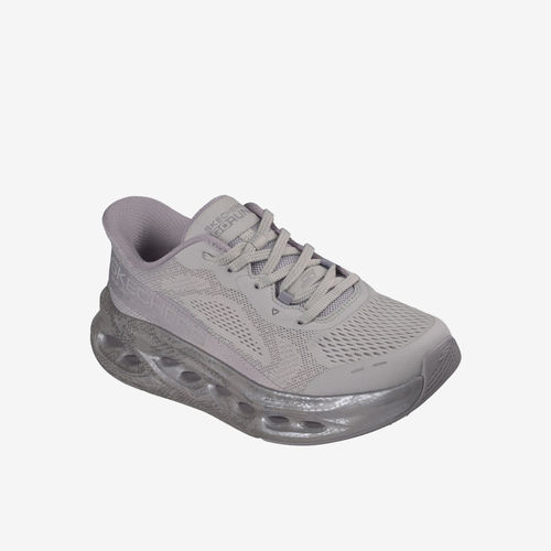 Skechers斯凯奇正品GO RUN女耐磨系带耐穿轻便跑步鞋129413-GRY