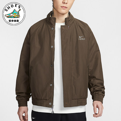 Nike/耐克正品2025冬季款男士日常立领耐穿刺绣外套IQ3705-212