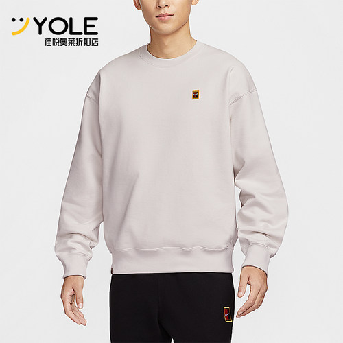 Nike/耐克正品2025 Court 男士耐穿针织圆领套头卫衣IM9361-030