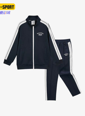 Skechers/斯凯奇正品春季儿童时尚休闲简约运动针织套装P123B010