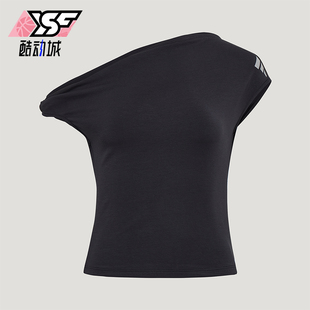 Adidas/阿迪达斯正品FUTURESTYLE新款女黑色经典短袖T恤LC8656