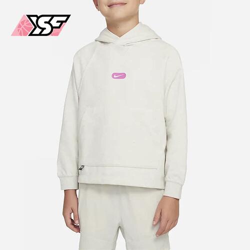 Nike/耐克正品春季新款大童运动训练休闲连帽卫衣DX5374-072