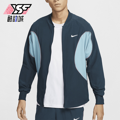 耐克男士拼接宽松时尚休闲外套