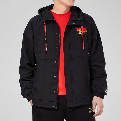 彪马男子连帽运动休闲夹克外套