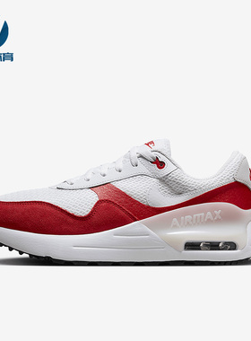 Nike/耐克正品AirMaxSystm新款男白红色鞋跑步鞋DM9537-104