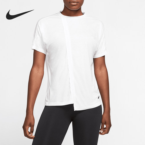 Nike/耐克正品休闲女士运动套头圆领简约短袖T恤BV3168-100