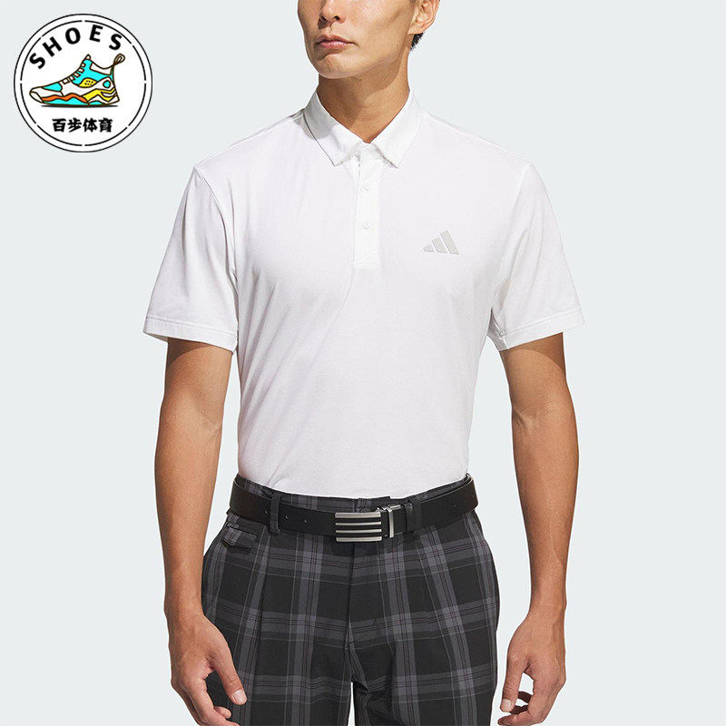 Adidas/阿迪达斯正品2025夏季款男士翻领高尔夫运动POLO衫JL7940