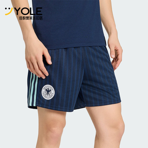 Adidas/阿迪达斯正品GERMANY SHORTS男士运动足球宽松短裤JZ9343