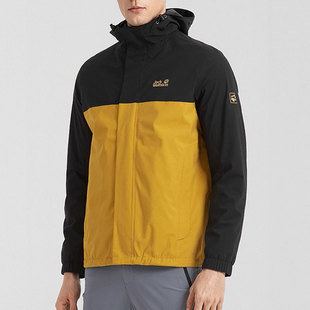 新款 狼爪正品 男子户外连帽冲锋衣夹克5121092 wolfskin Jack
