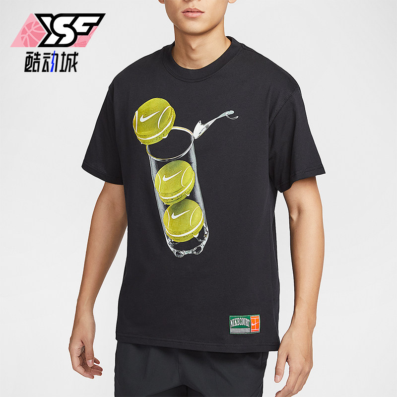 Nike/耐克正品2025夏季款男士图案针织宽松经典短袖HJ3469-010