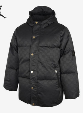 Nike/耐克正品Jordan大童时尚保暖连帽短款羽绒服HQ7098-010